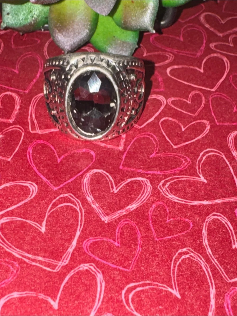 Silver Grey Ring